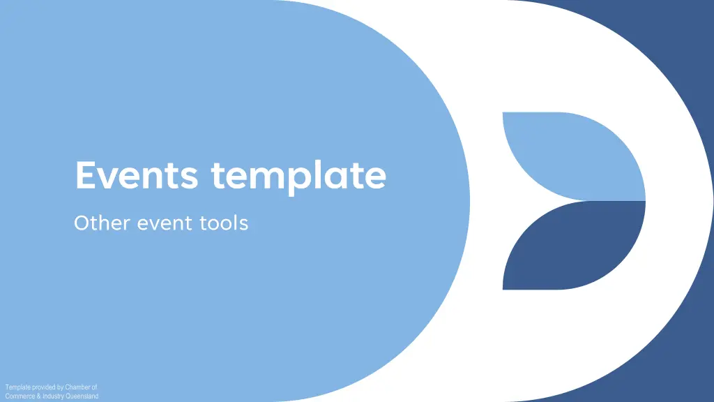 events template other event tools