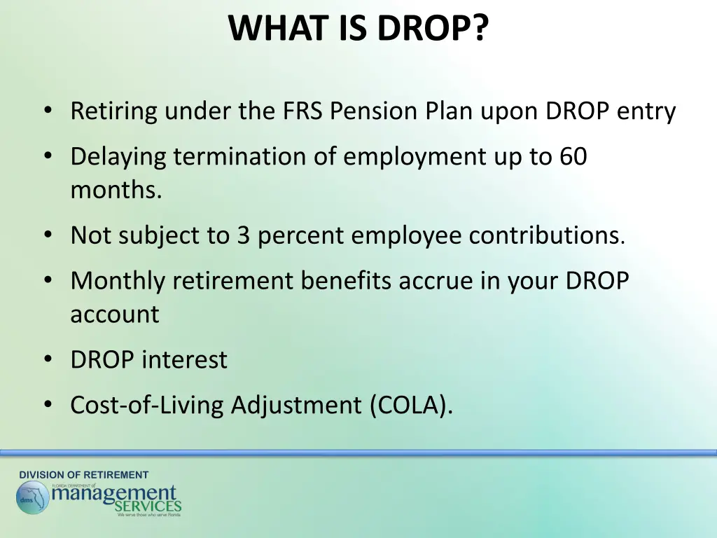 what is drop