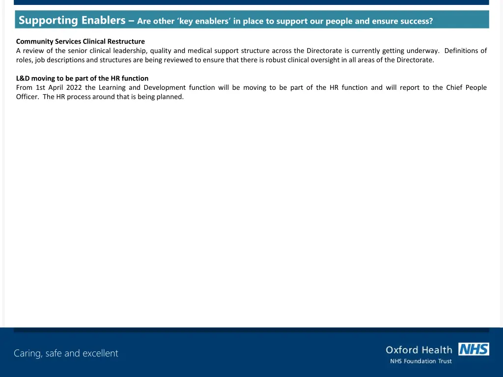 supporting enablers are other key enablers