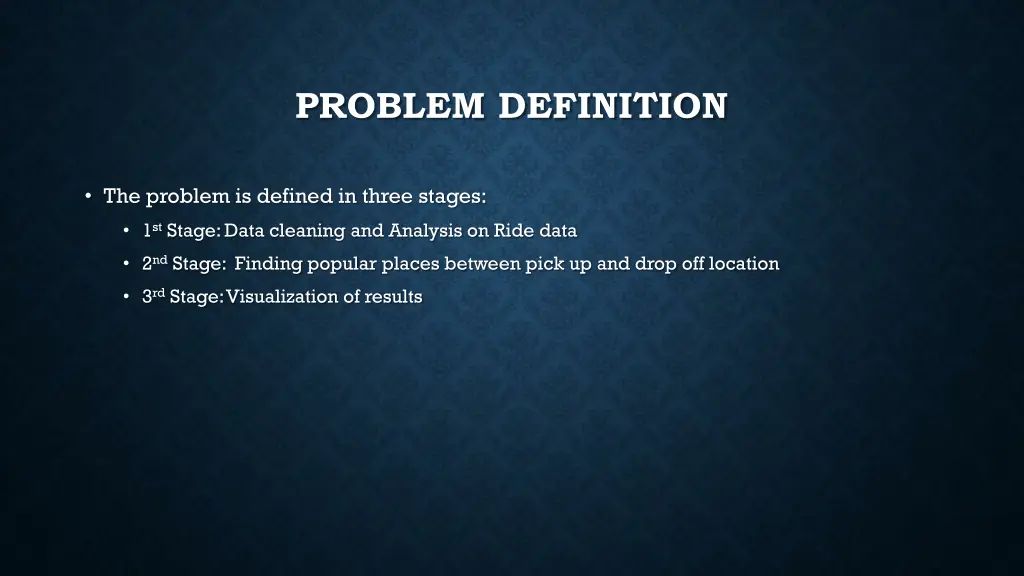 problem definition