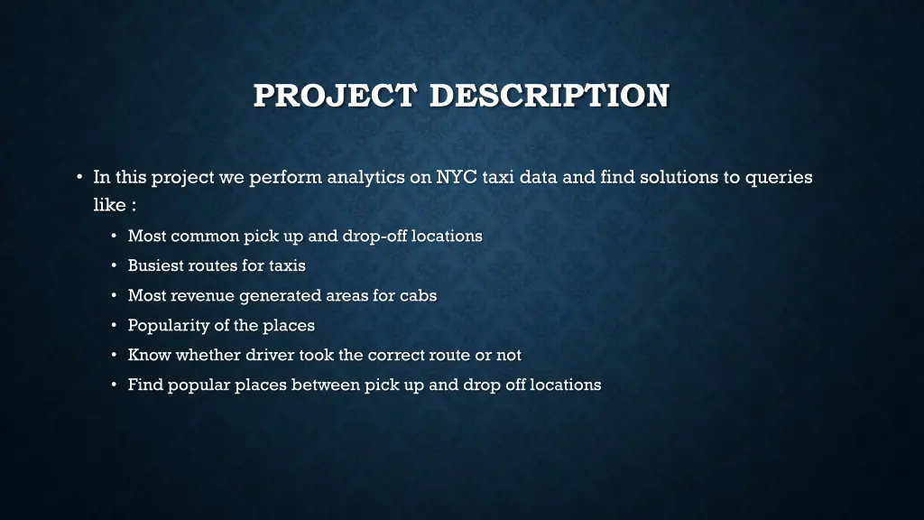 project description