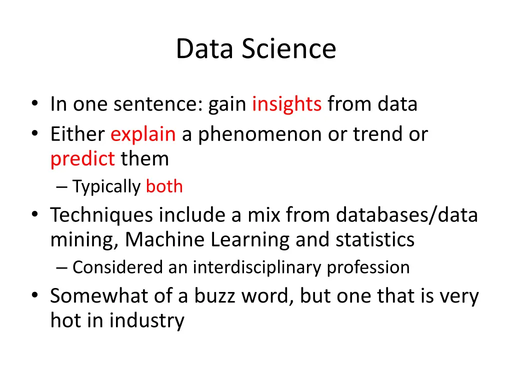 data science