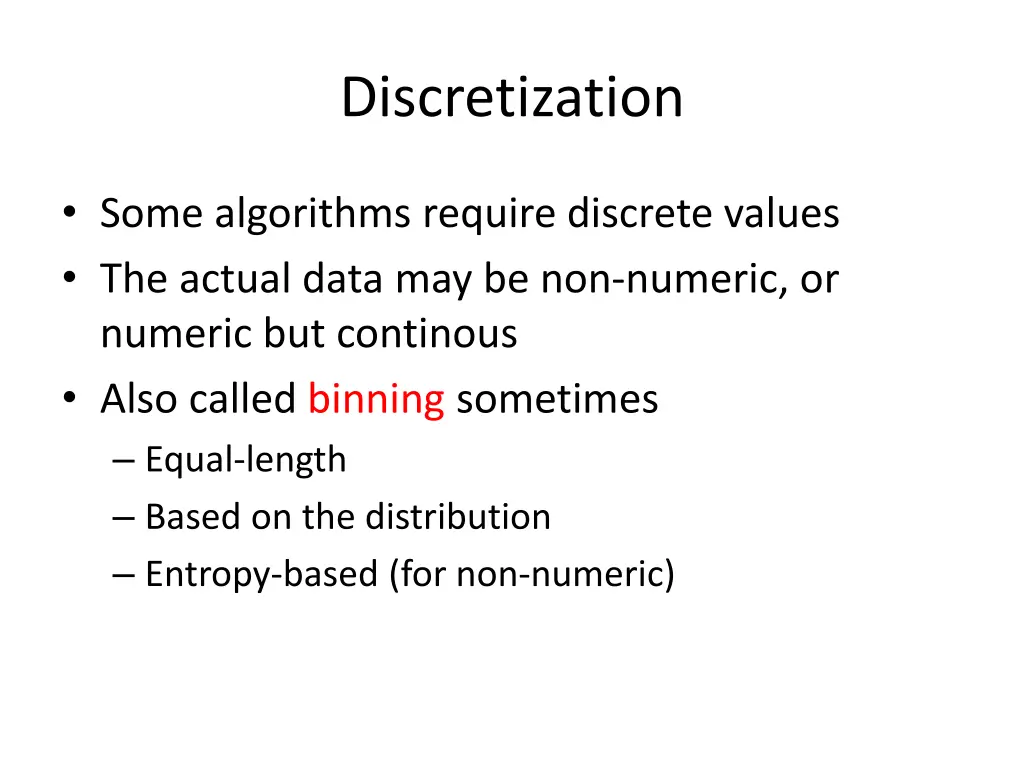 discretization