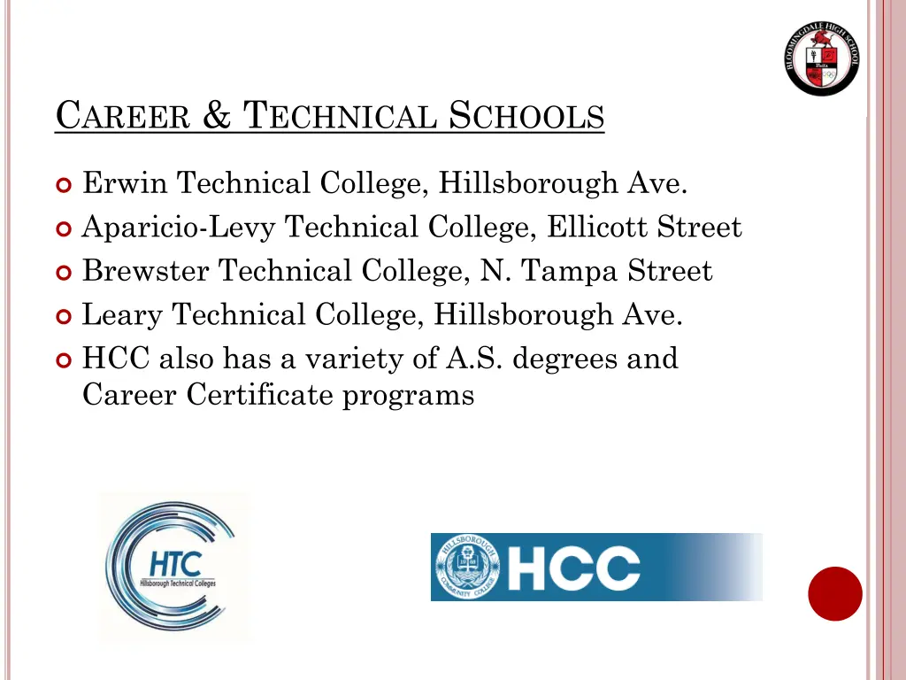 c areer t echnical s chools