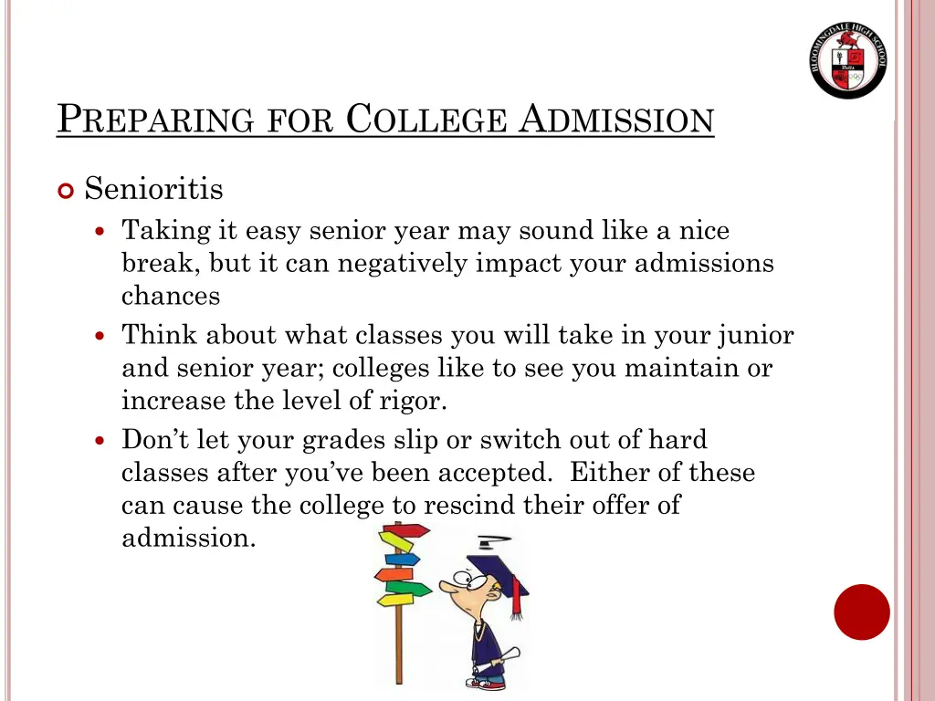 p reparing for c ollege a dmission 2
