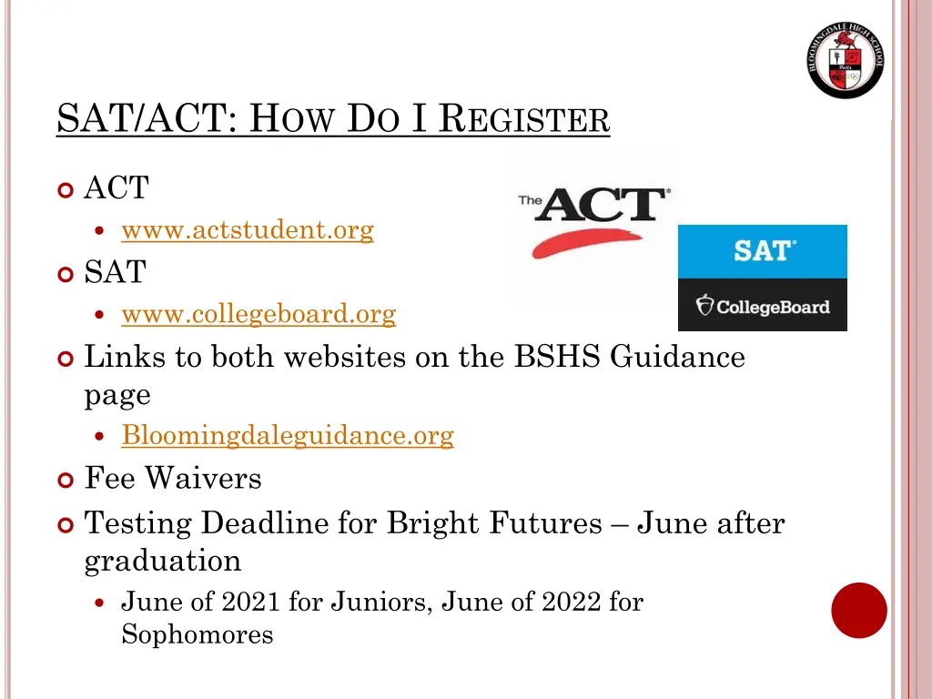 sat act h ow d o i r egister