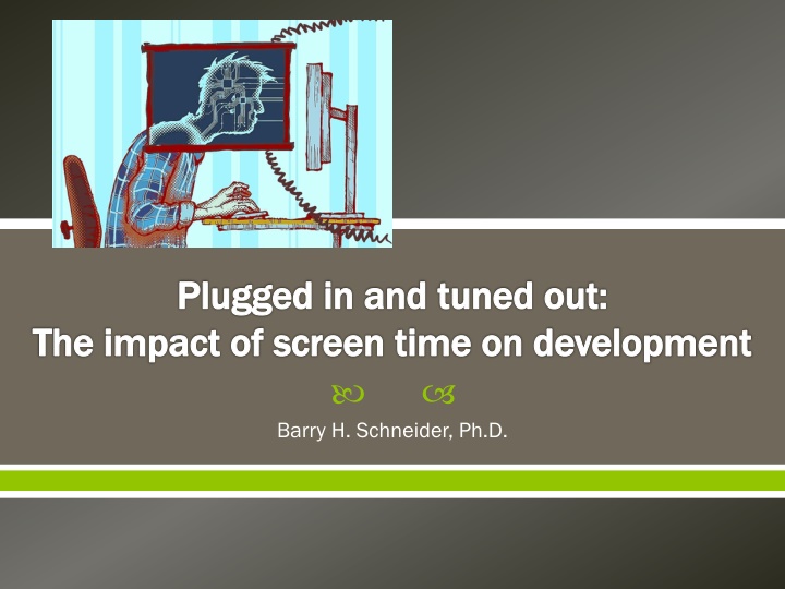 plugged in and tuned out the impact of screen