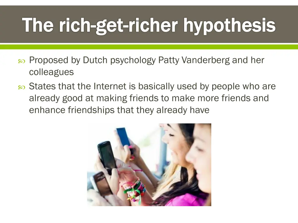 the rich get richer hypothesis