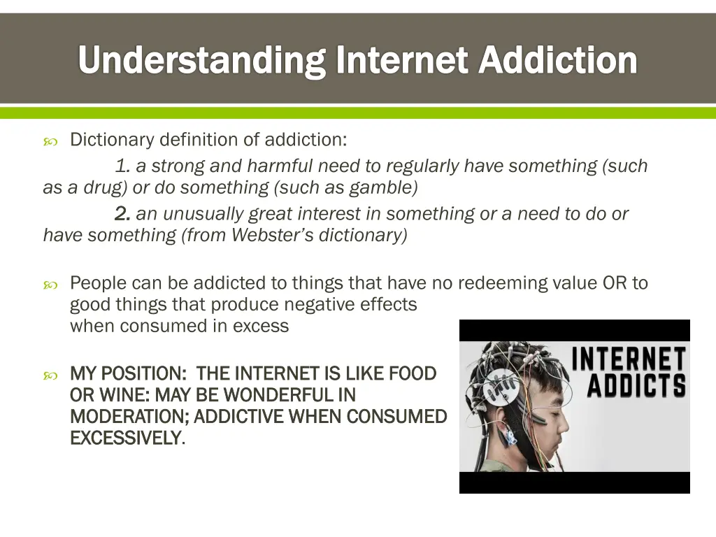 understanding internet addiction