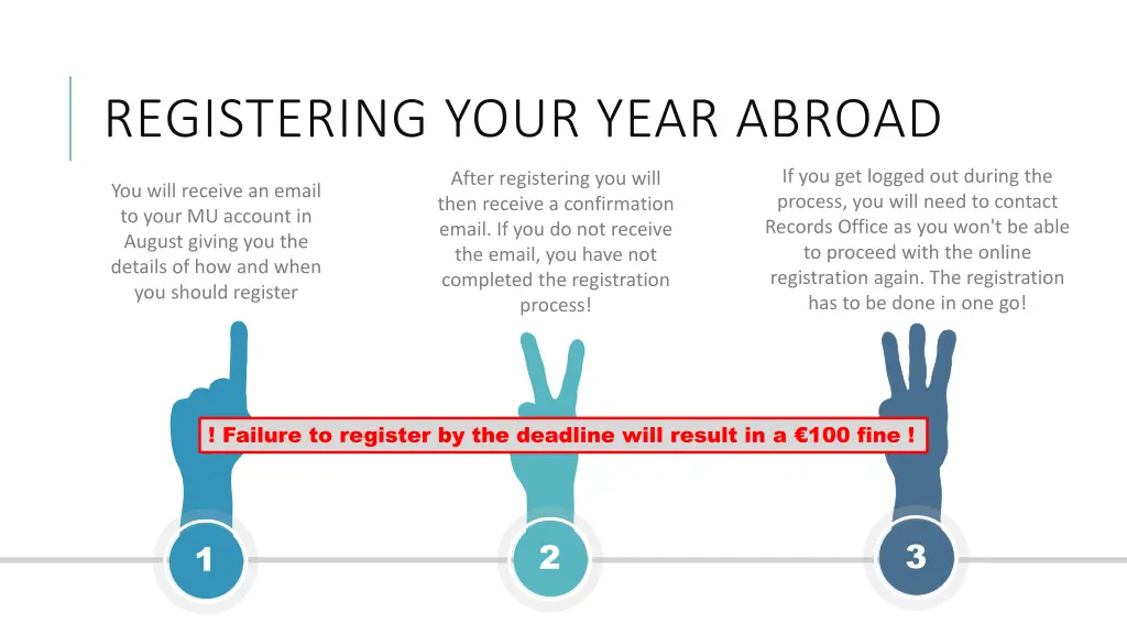 registering your year abroad