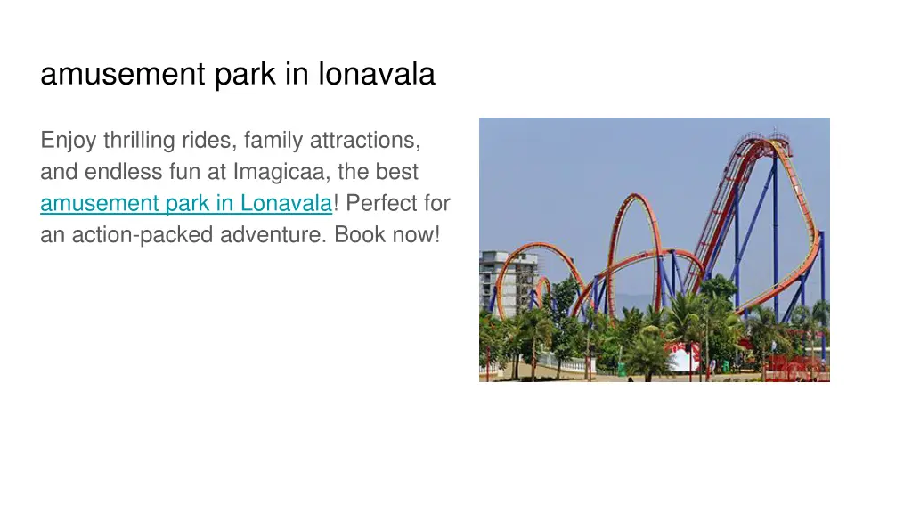 amusement park in lonavala
