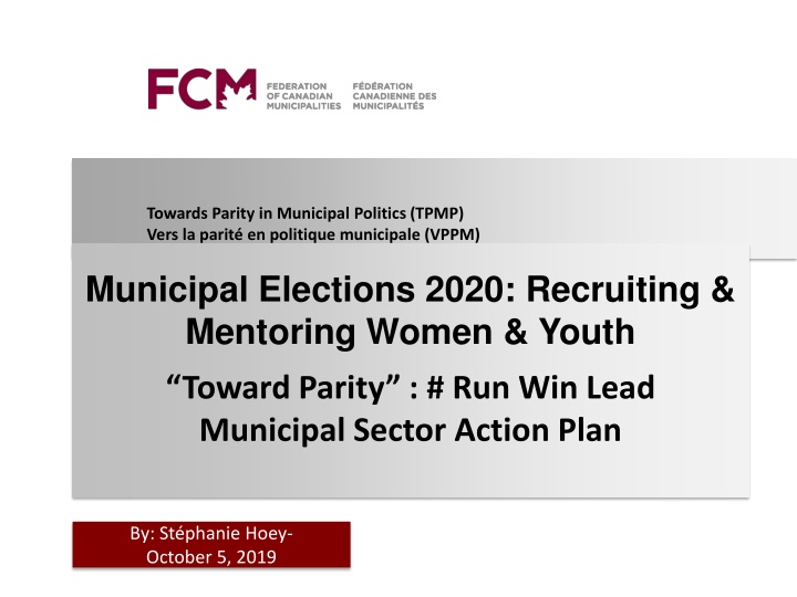 towards parity in municipal politics tpmp vers