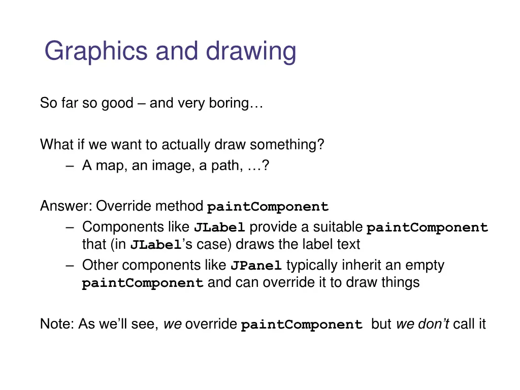 graphics and drawing