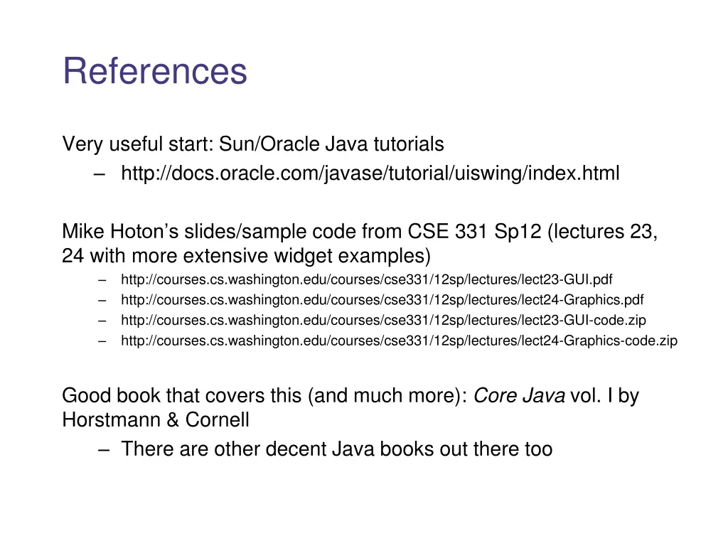 references