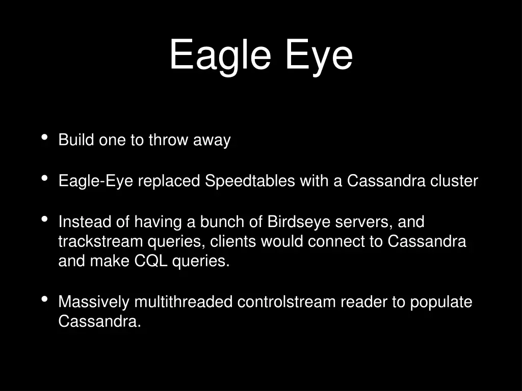 eagle eye