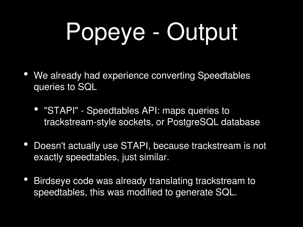 popeye output