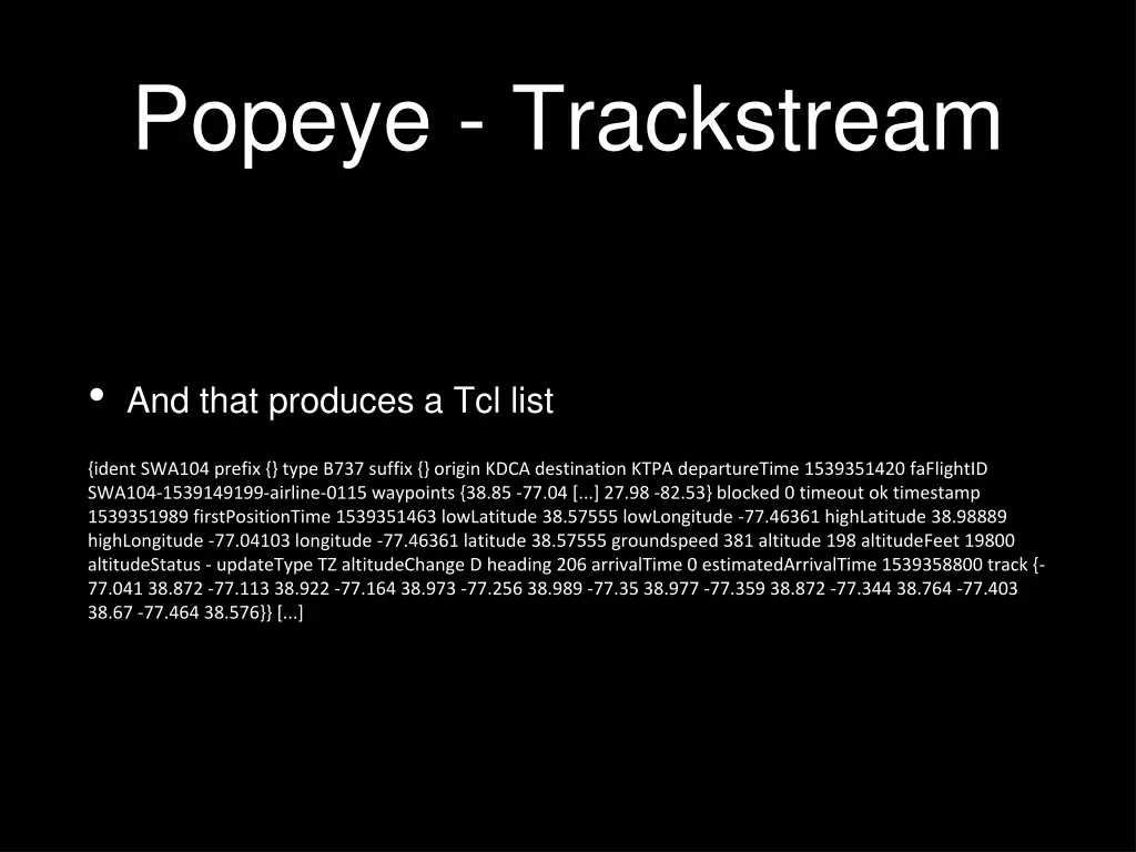 popeye trackstream 2