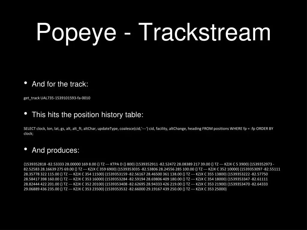 popeye trackstream 4