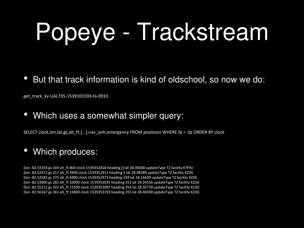 popeye trackstream 5