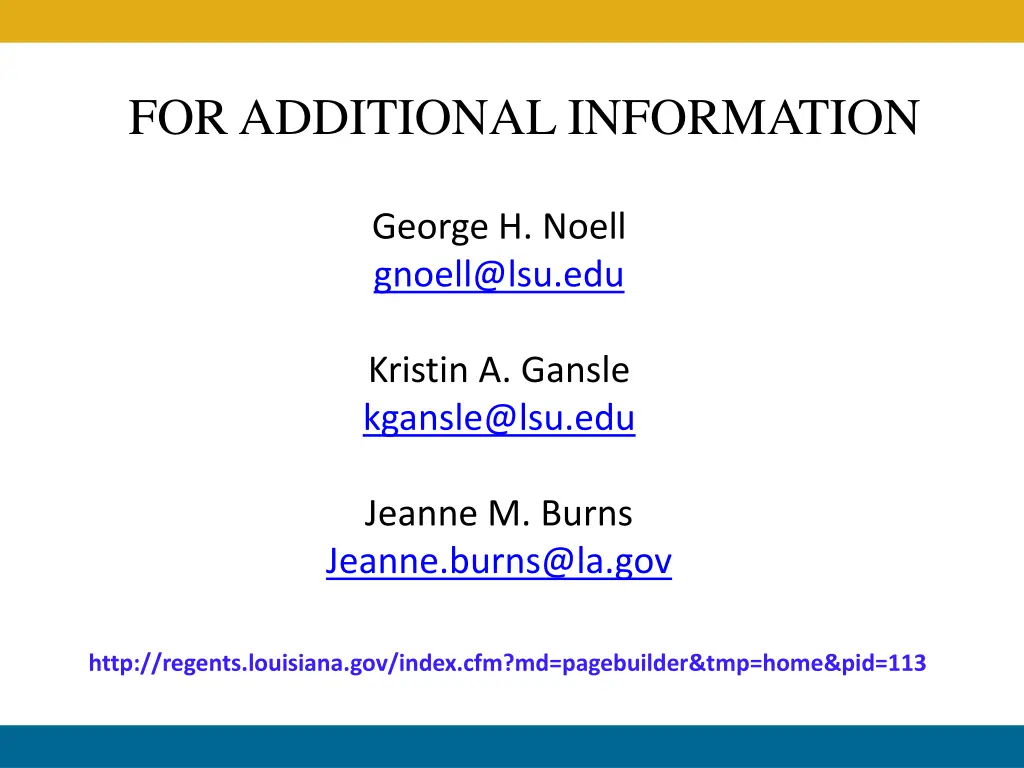 for additional information