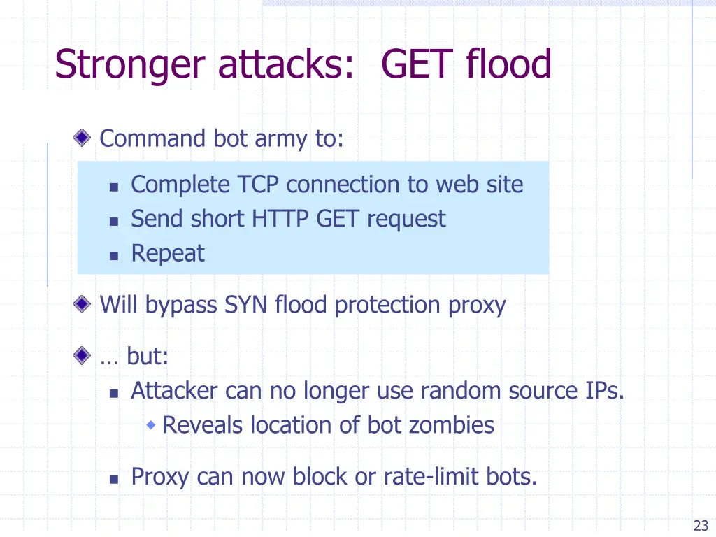 stronger attacks get flood