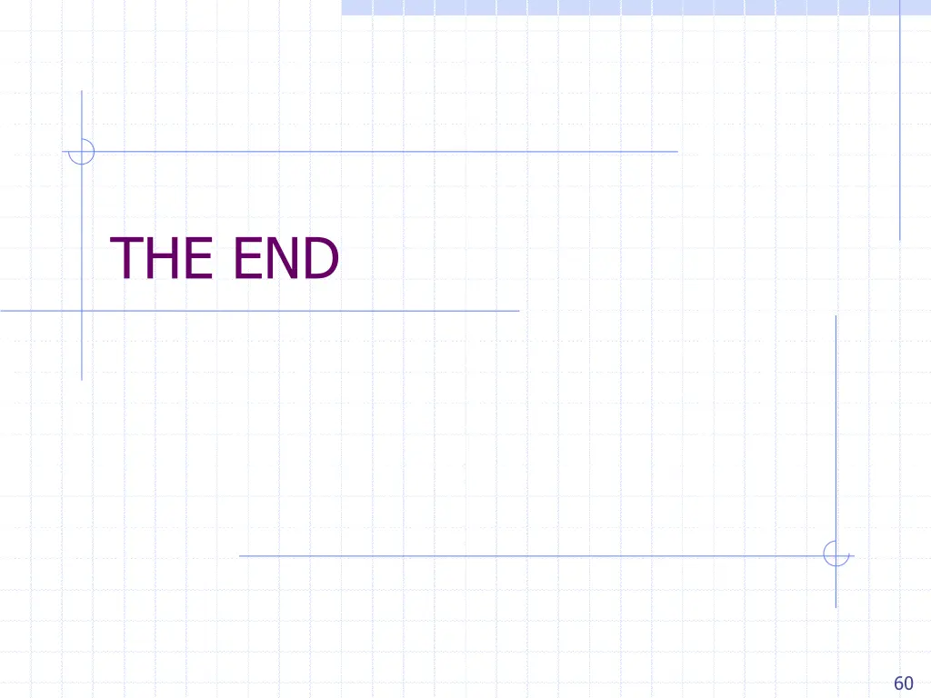the end