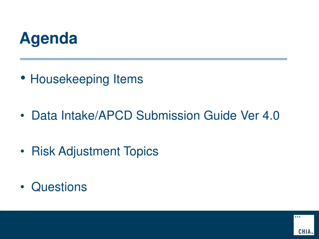 agenda