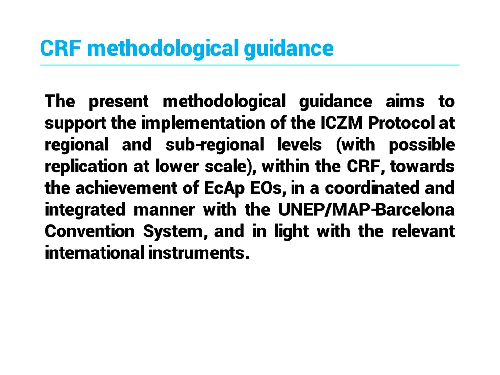 crf methodological guidance