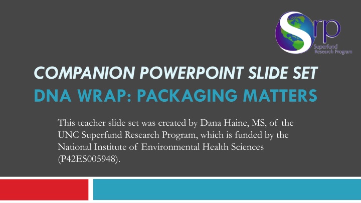 companion powerpoint slide set dna wrap packaging