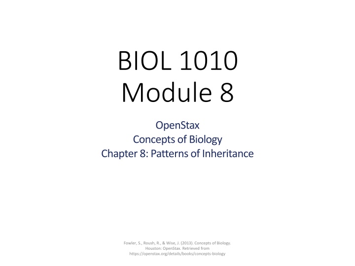 biol 1010 module 8