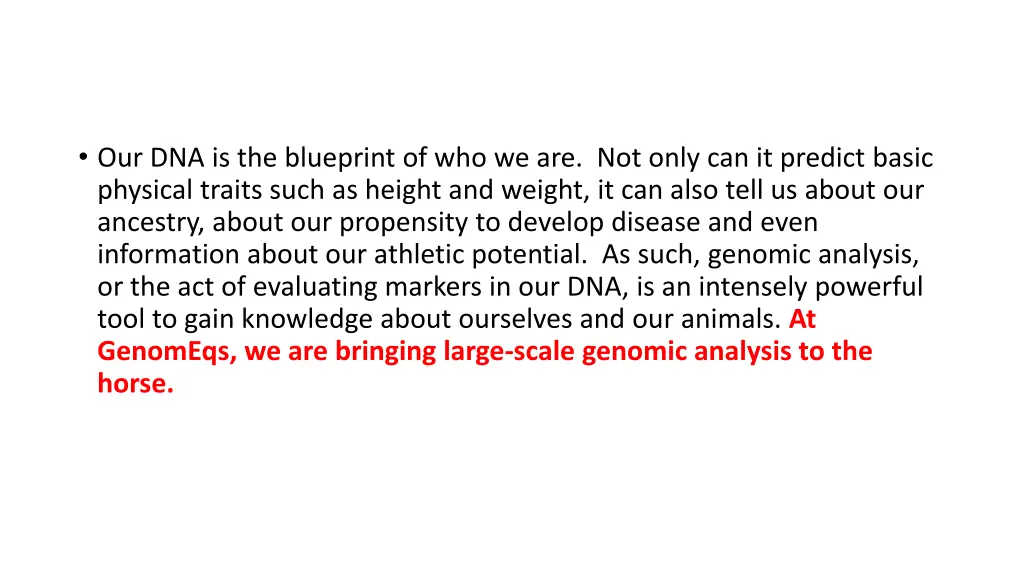 our dna is the blueprint of who we are not only 4
