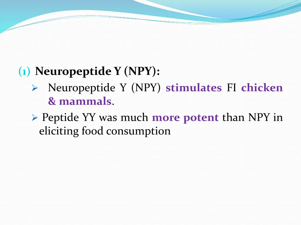 1 neuropeptide y npy