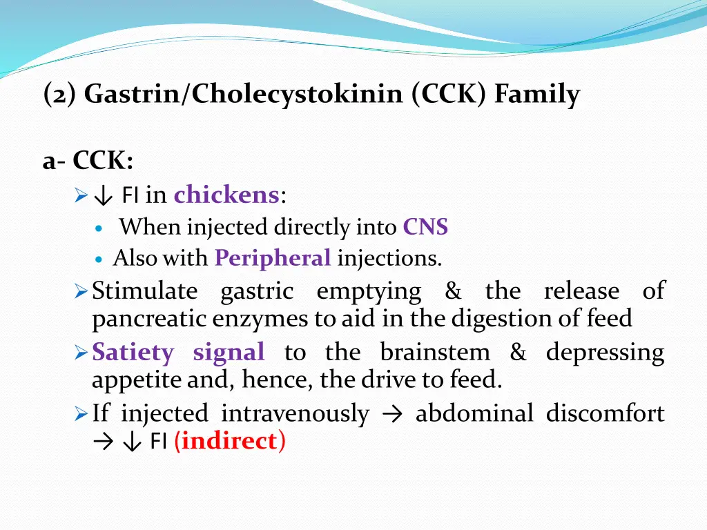 2 gastrin cholecystokinin cck family