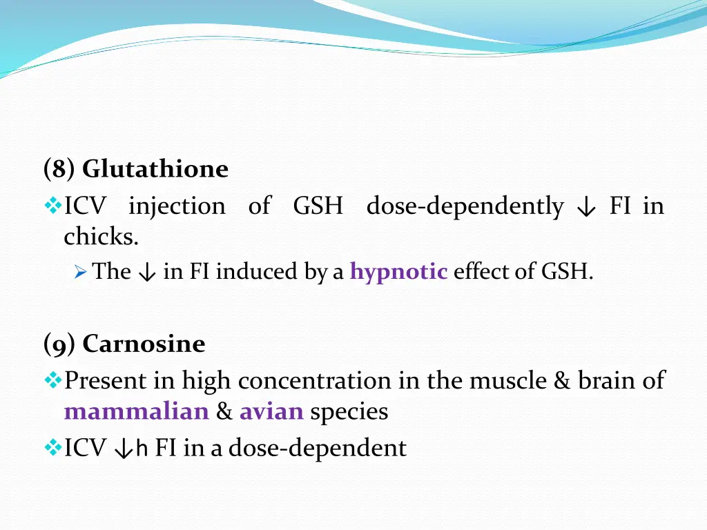 8 glutathione icv injection of gsh dose