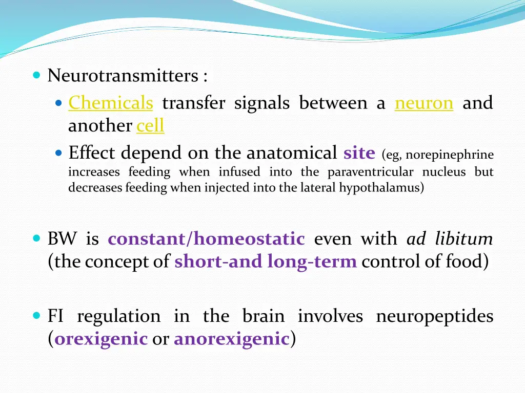 neurotransmitters