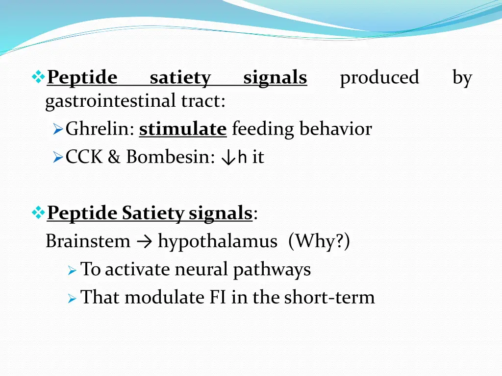 peptide gastrointestinal tract