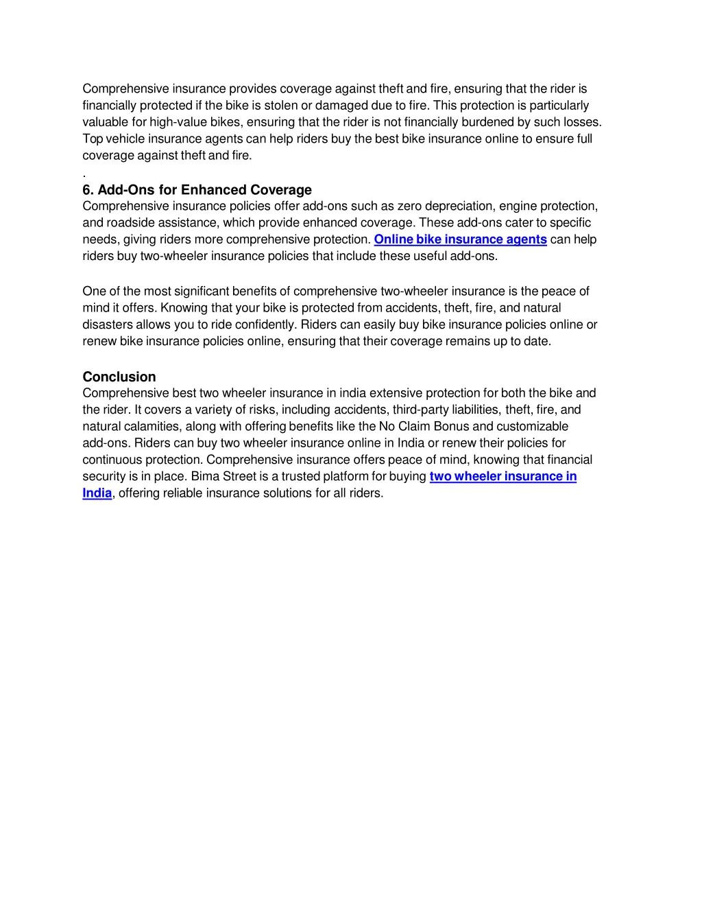 comprehensive insurance provides coverage against