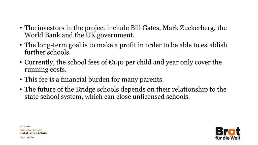 the investors in the project include bill gates