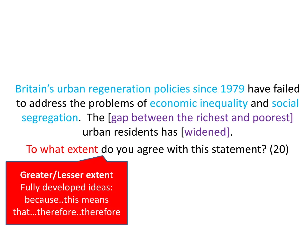 britain s urban regeneration policies since 1979 1