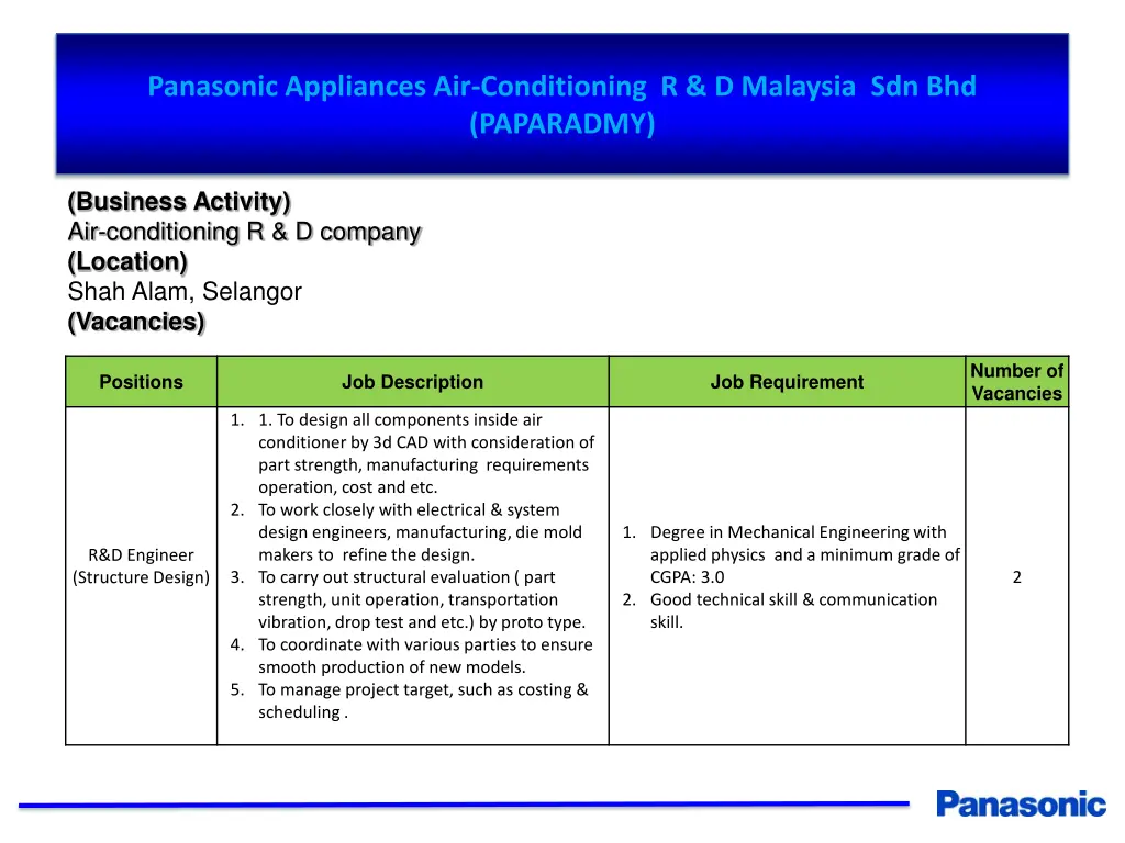 panasonic appliances air conditioning