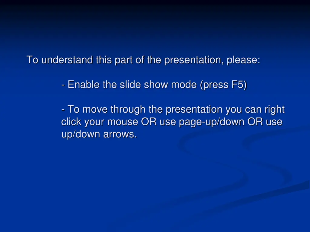 to understand this part of the presentation please