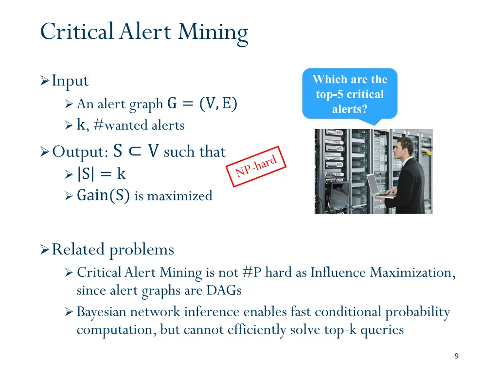 critical alert mining