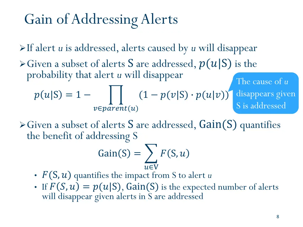 gain of addressing alerts
