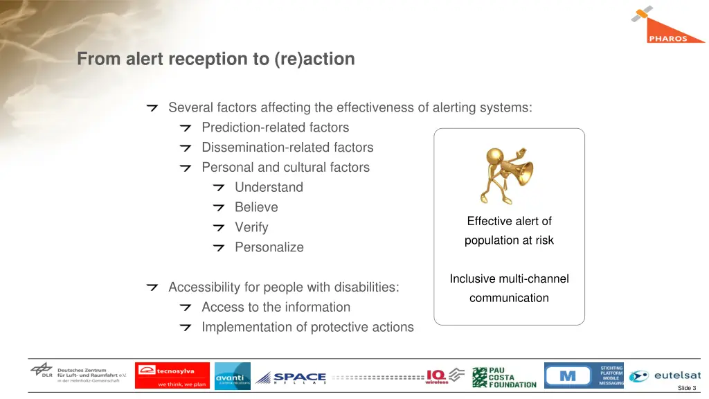from alert reception to re action