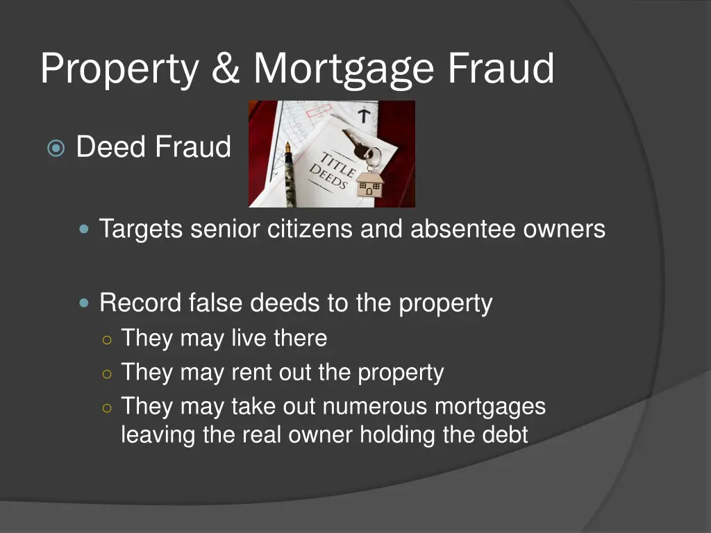 property mortgage fraud 1