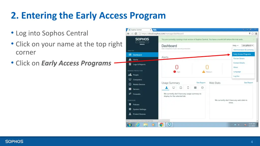 2 entering the early access program