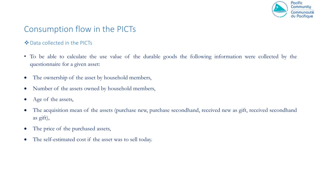 consumption flow in the picts 1