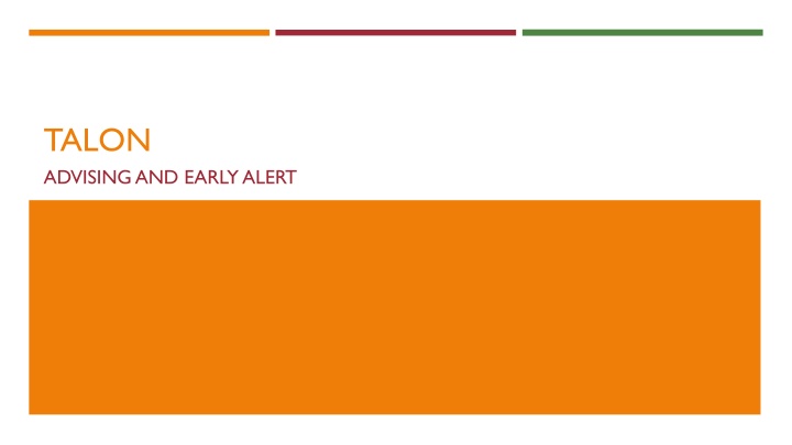 talon advising and early alert