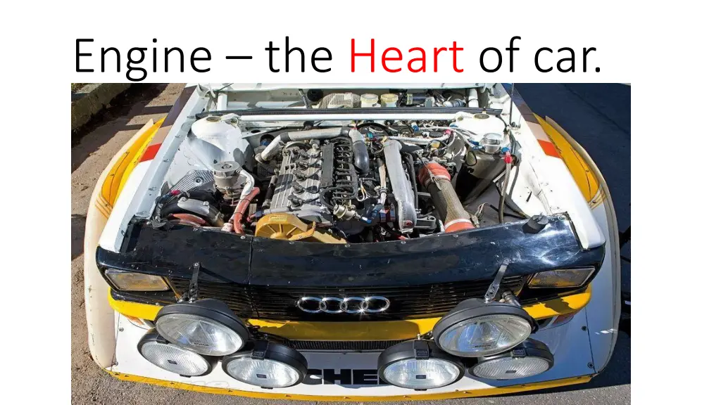 engine the heart of car