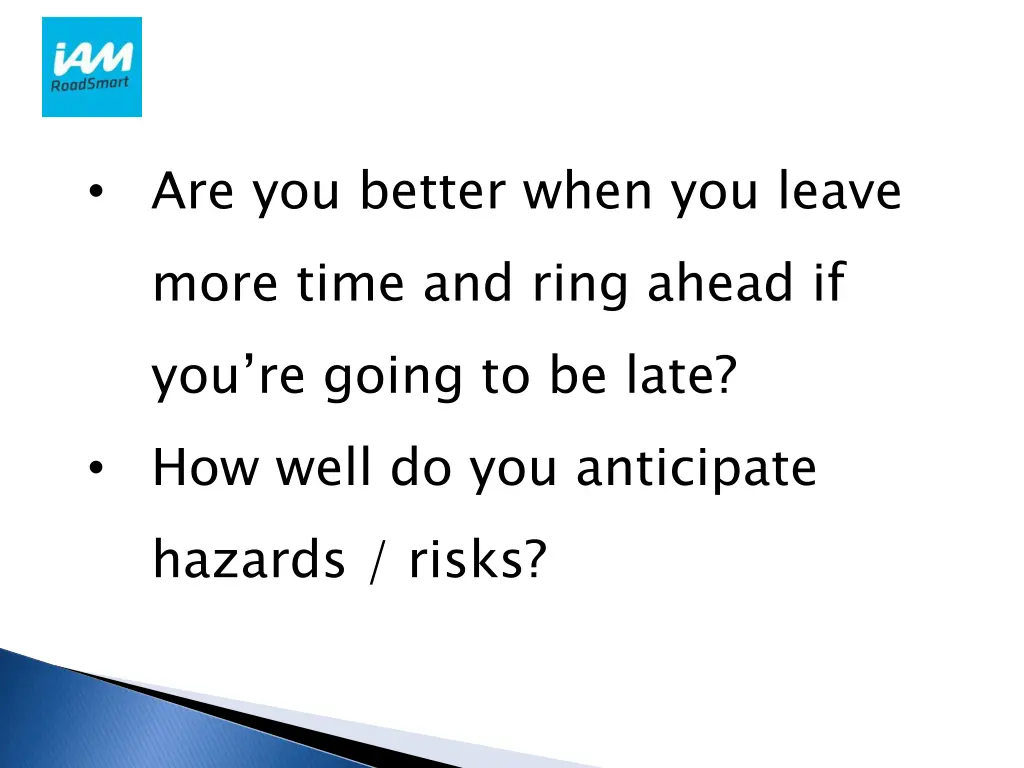 are you better when you leave more time and ring